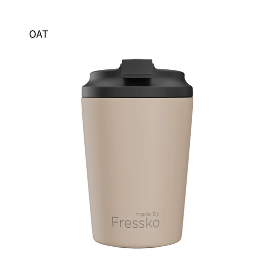 Camino Reusable Coffee Cup 340ml (Large) - Ceramic Lined Oat