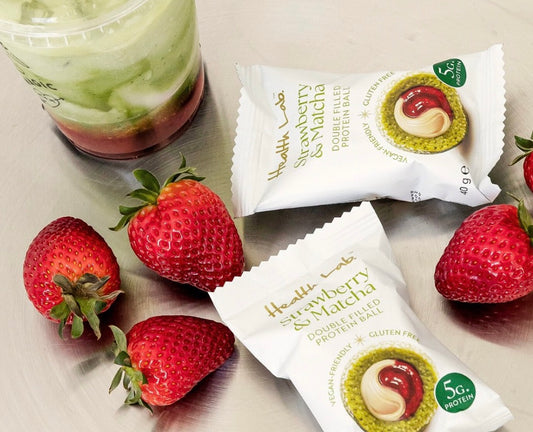 Health Lab Ball Strawberry & Matcha 40g