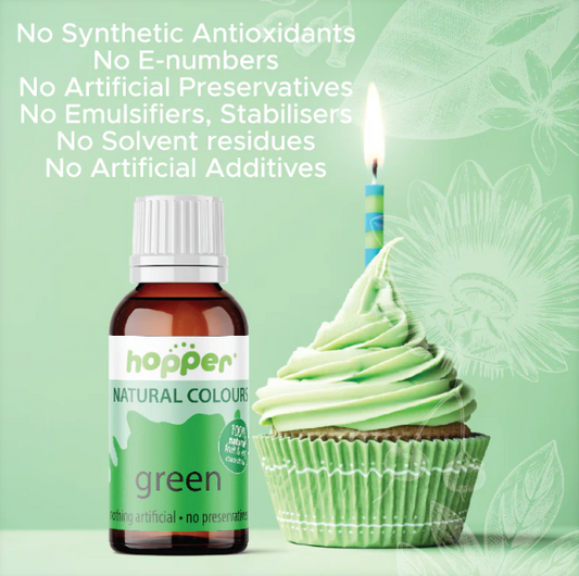 Hopper Natural Food Colour Green 20g