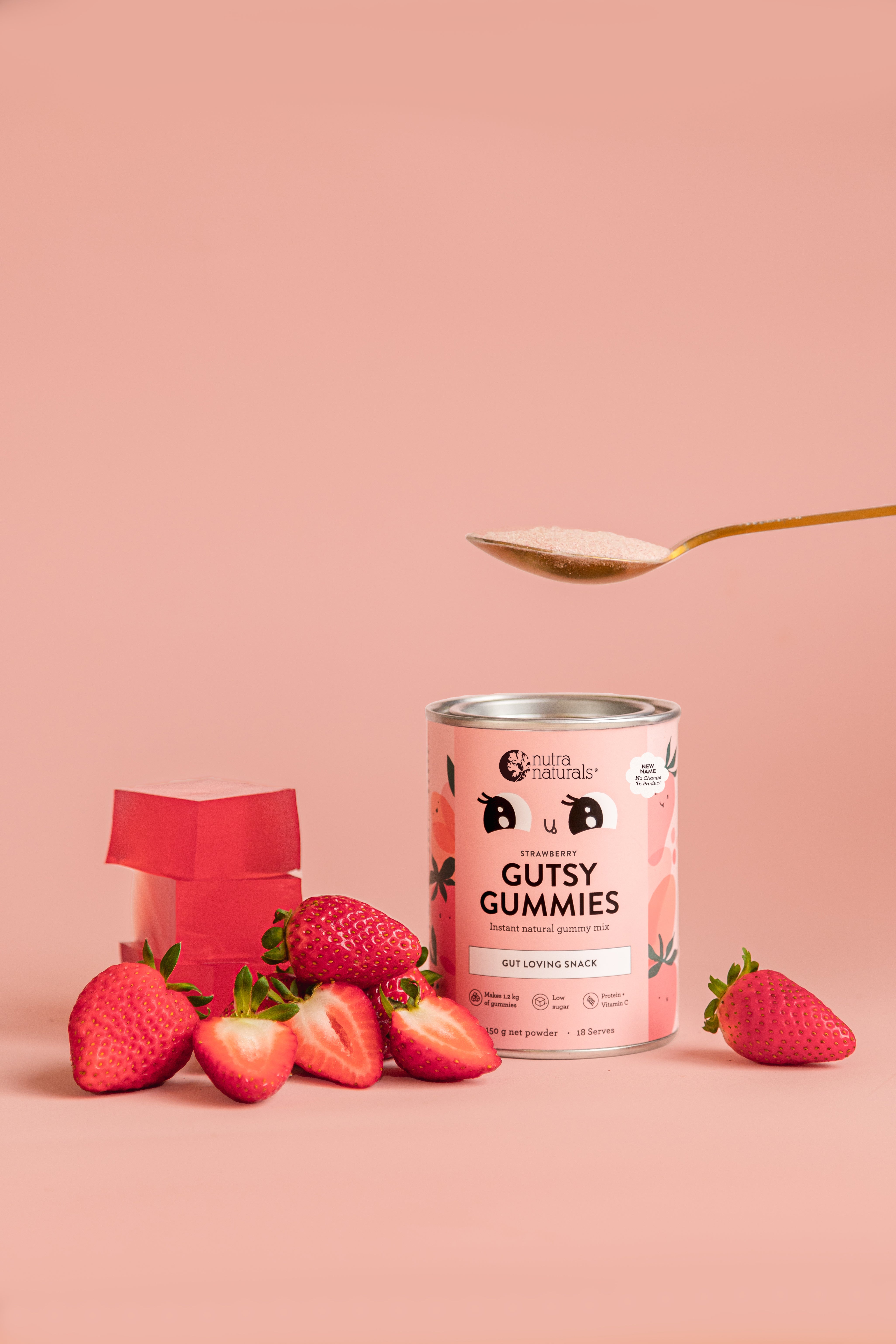 CLEARANCE - Gutsy Gummies Strawberry 150g