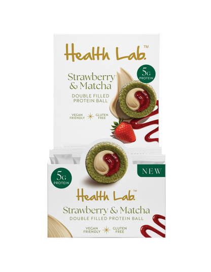 Health Lab Ball Strawberry & Matcha 40g
