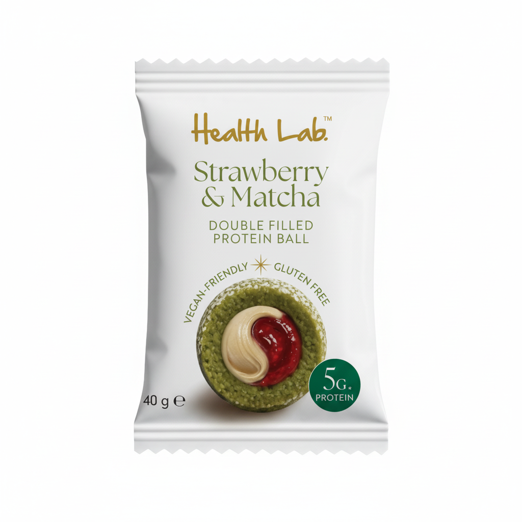 Health Lab Ball Strawberry & Matcha 40g