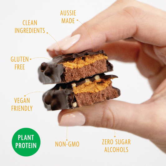 Health Lab Plant Protein Bar Choc Caramel Fudge Cake 50g
