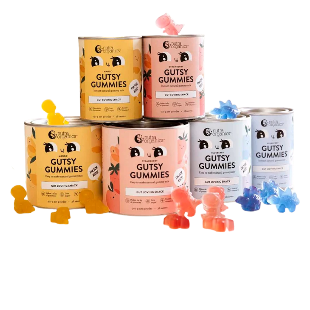 Gutsy Gummies Kids Bundle – 3 Flavours + Gummy Moulds