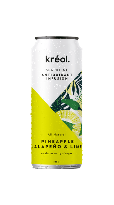 Sparkling Antioxidant Infusion Pineapple, Jalapeno & Lime
