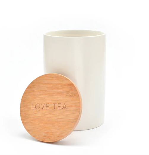 CLEARANCE - Love Tea Canister
