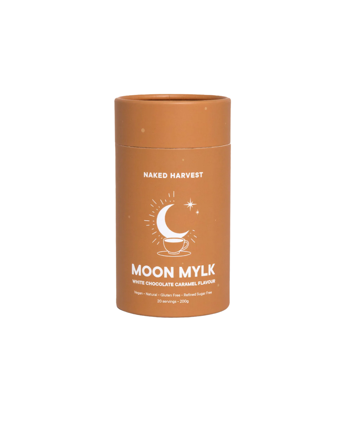 Nu Harvest Moon Mylk White Choc Caramel Swirl 200g