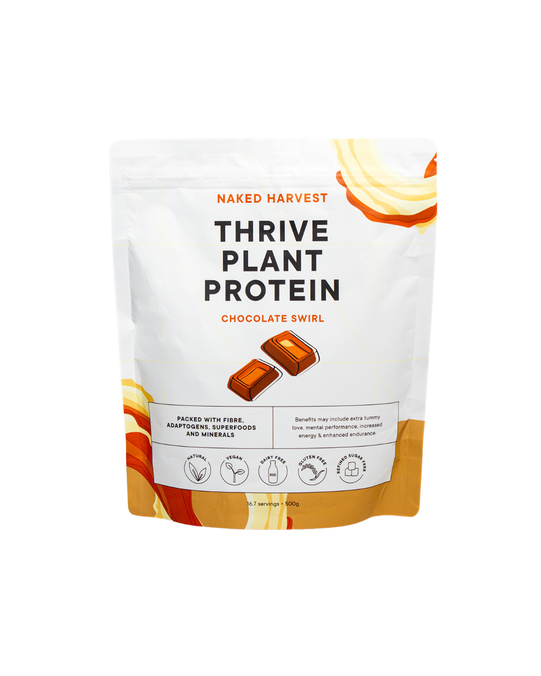 Nu Harvest Thrive Plant Protein Chocolate 500g