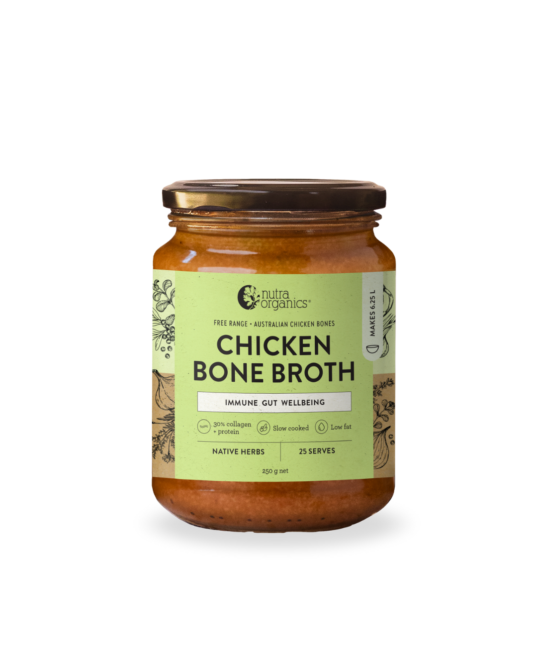 Chicken Bone Broth Concentrate Native Herbs