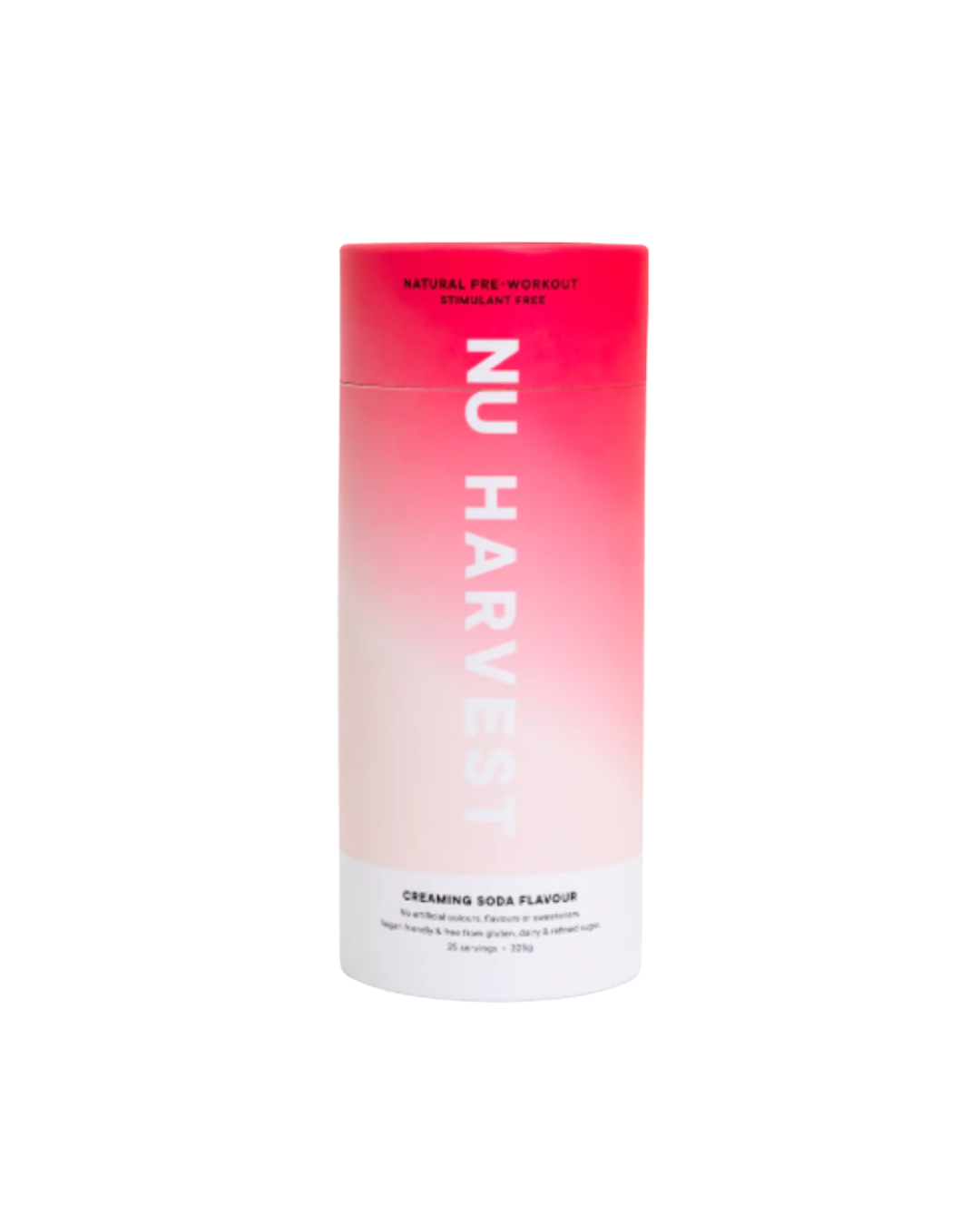 Nu Harvest Stim Free Pre Workout Creaming Soda 325g