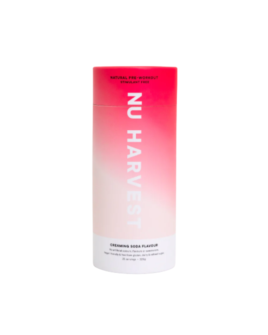Nu Harvest Stim Free Pre Workout Creaming Soda 325g