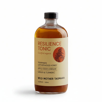 Wild Mother Resilience Tonic Honey Ginger Turmeric ACV 500ml