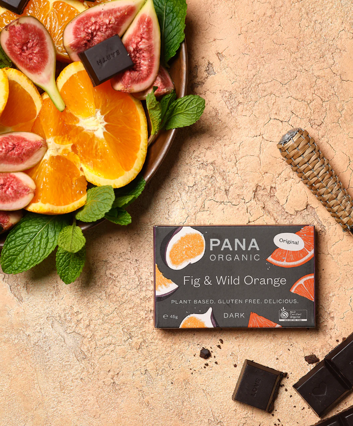 Pana Fig Wild Orange Chocolate Bar 45g