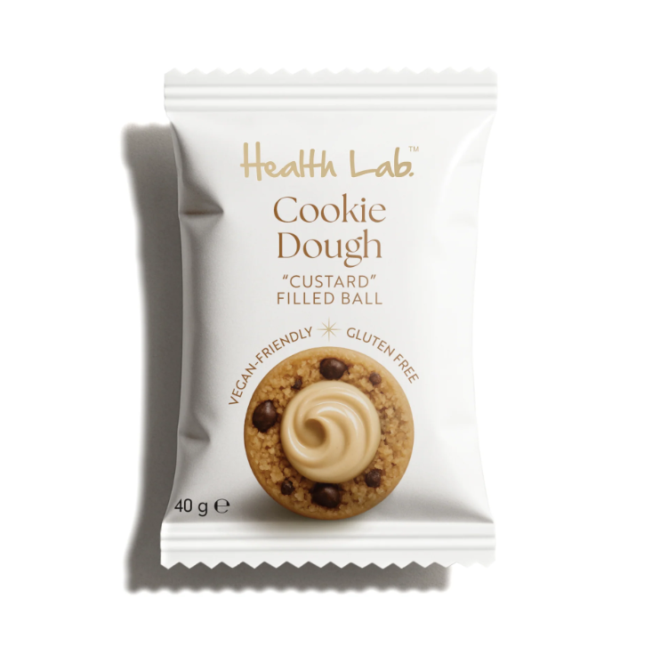 Health Lab Custard Filled Cookie Dough Ball 40g