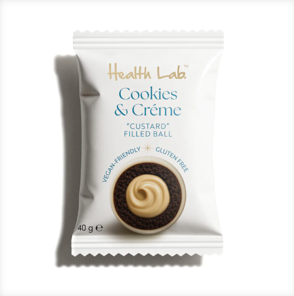 Health Lab Custard Filled Cookies N Creme 40g