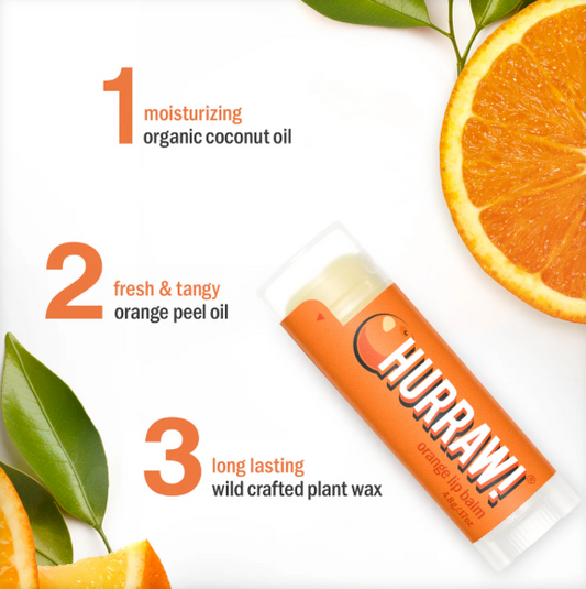 Hurraw! Lip Balm Orange 4.3g