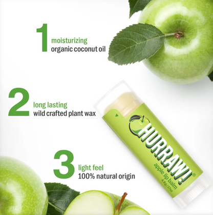 Hurraw! Lip Balm Apple 4.8g