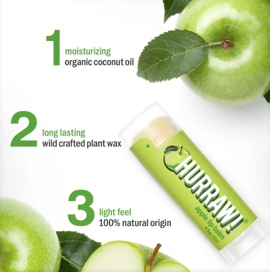 Hurraw! Lip Balm Apple 4.8g