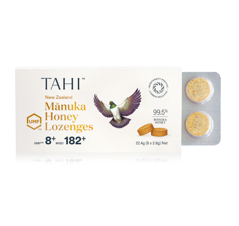 Tahi Mānuka Honey Lozenges UMF 8+/ MGO 182+ 8 Tablets