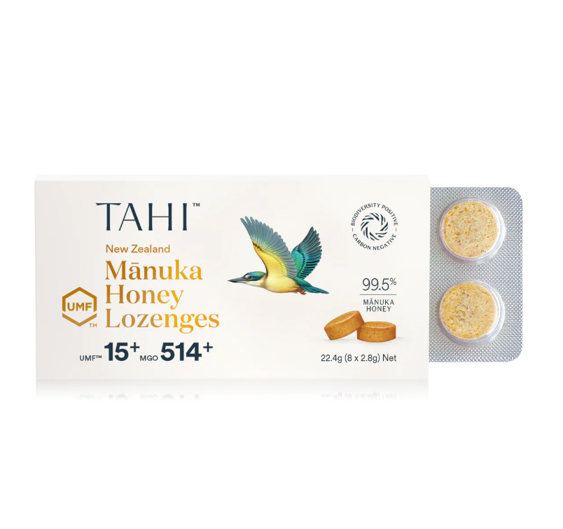 Tahi Mānuka Honey Lozenges UMF 15+/ MGO 514+ 8 Tablets