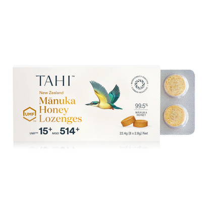 Tahi Mānuka Honey Lozenges UMF 15+/ MGO 514+ 8 Tablets