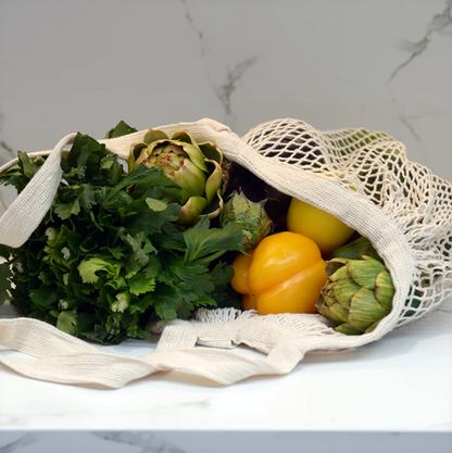 Organic String Carry Bag – Short handle