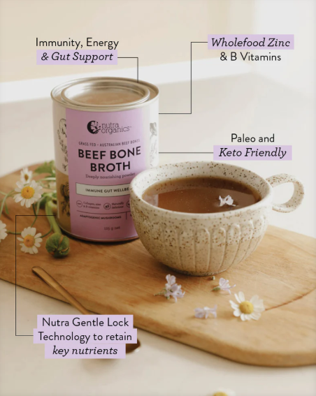 Beef Bone Broth Adaptogenic Mushrooms