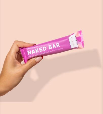 Nu Harvest Naked Bar Protein & Collagen Double Choc Fudge 60g
