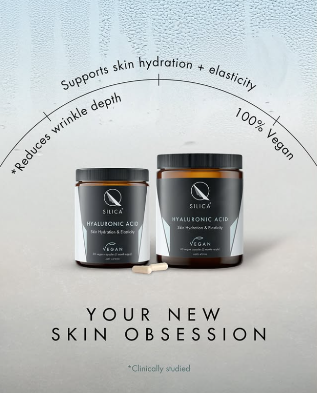Qsilica Vegan Hyaluronic Acid Capsules 30