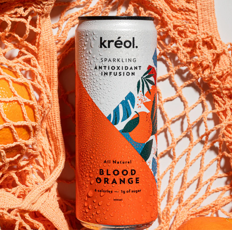 Kreol Sparkling Real Fruit Infusion Blood Orange 330ml
