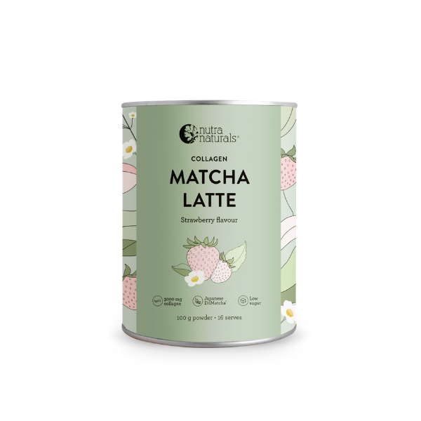 Nutra Collagen Strawberry Matcha Latte 100g