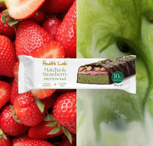 Health Lab Protein Bar Strawberry & Matcha 50g