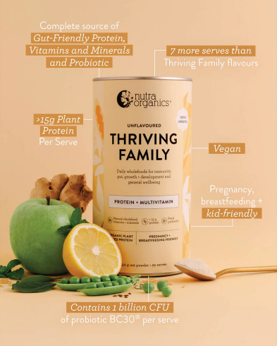 Nutra Organics Thriving Family Unflavoured 450g