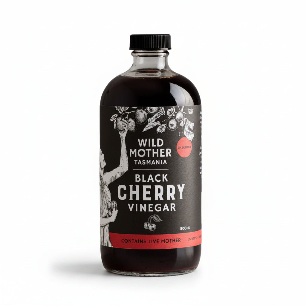Wild Mother Australian Black Cherry Vinegar 500ml
