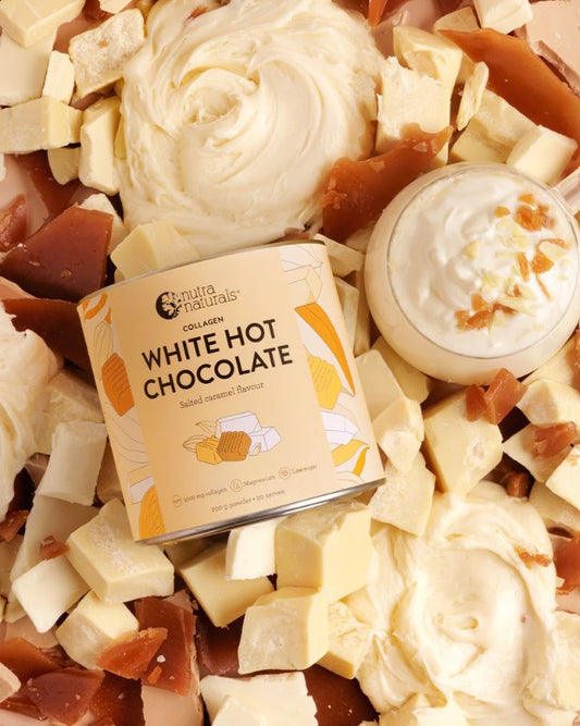 Collagen Salted Caramel White Hot Chocolate 200g