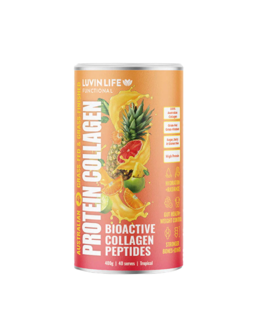 Luvin Life Collagen Peptides Tropical 400g