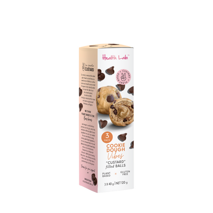 Health Lab Custard Filled Cookie Dough Ball 40g