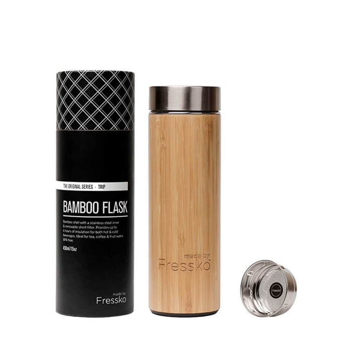 Trip Bamboo Flask