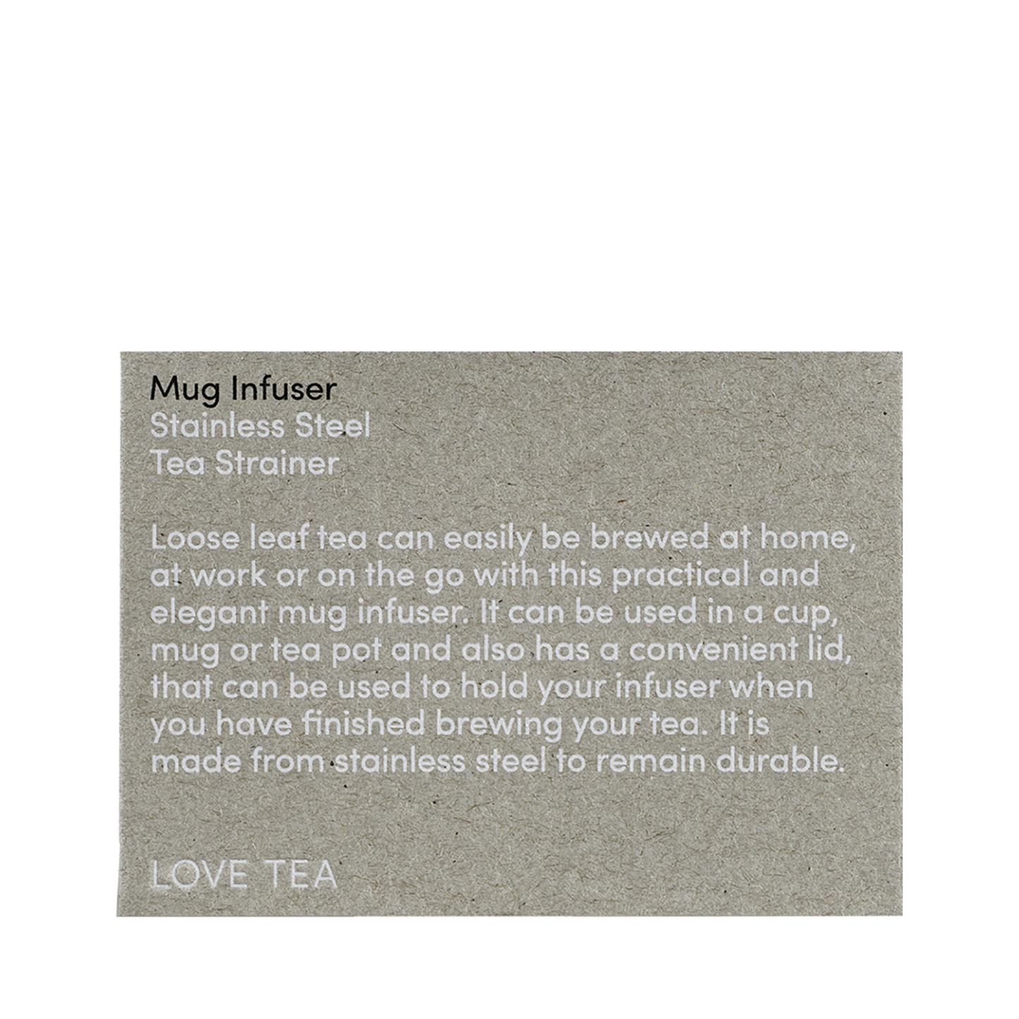 Love Tea Mug Infuser